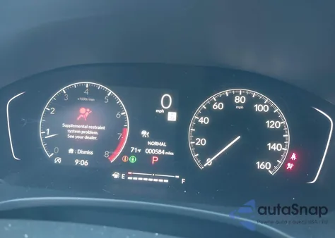 2025 Honda Civic Sport z USA, uszkodzony, nr VIN 19XFL2H89SE035010